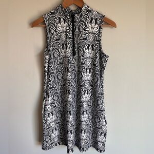 Tommy Bahama Women's Active Tropical Print Golf Dress Pockets Size Small (S)
